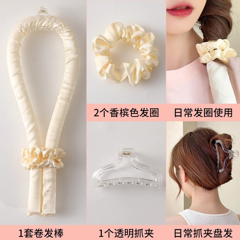 Heat-Free Curling Tool for Lazy People, Large Wave Sponge Curling Band for Sleeping, Long-Lasting Styling, No Ironing, No Hair Damage - image 5
