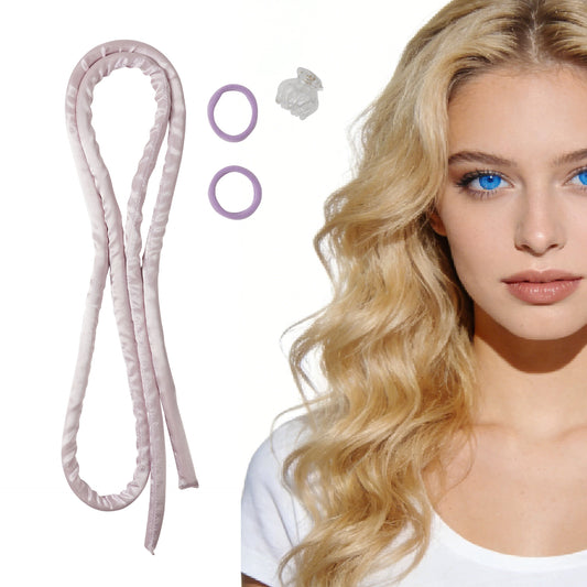 1.6m Cross-Border Lazy Sleep Curling Iron Set Without Heat, Large Wave Hair Ring Set, Foam Sponge Hair Styling Tool - image 2