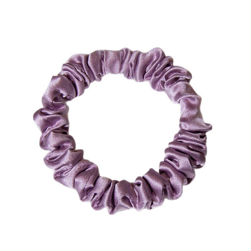30 Momme Silk Hair Tie for Women, 100% Mulberry Silk Bun Hair Accessory for Children, Parent-Child Style Hair Rope - image 5