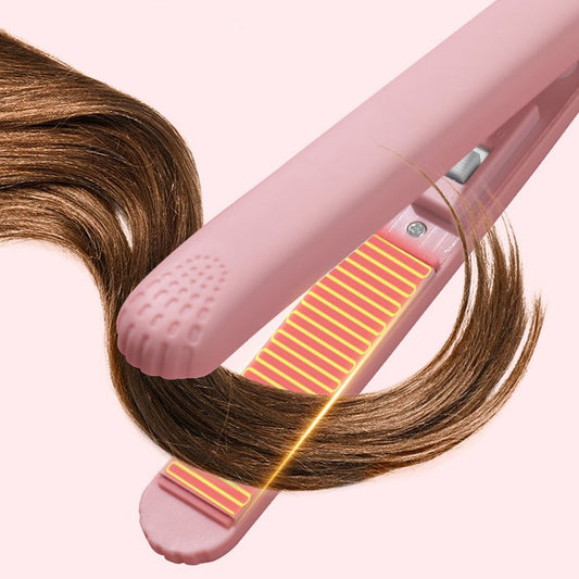 Mini Portable Electric Hair Straightener and Curler, Dual-Use for Bangs, a Special Tool for Straightening and Curling Hair - image 2