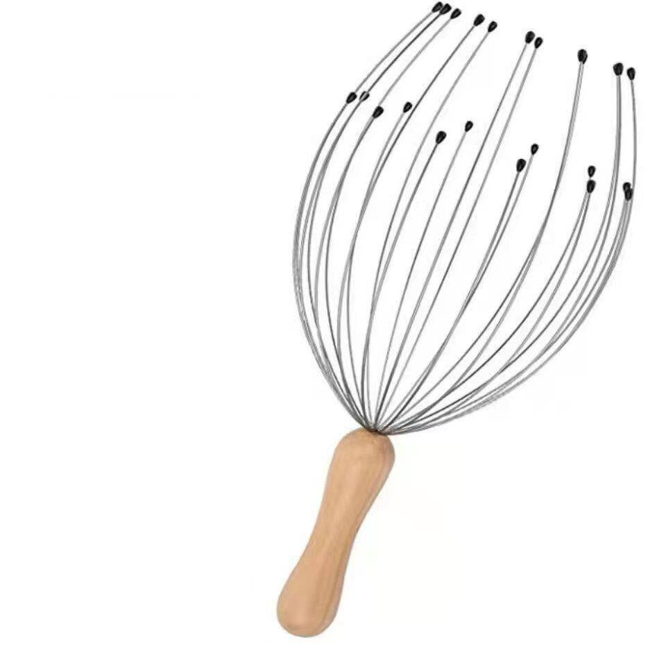 Octopus Head Massager Ear Cleaning Scalp Scratching Itch Massage Meridian Combing Tool Stainless Steel - image 5