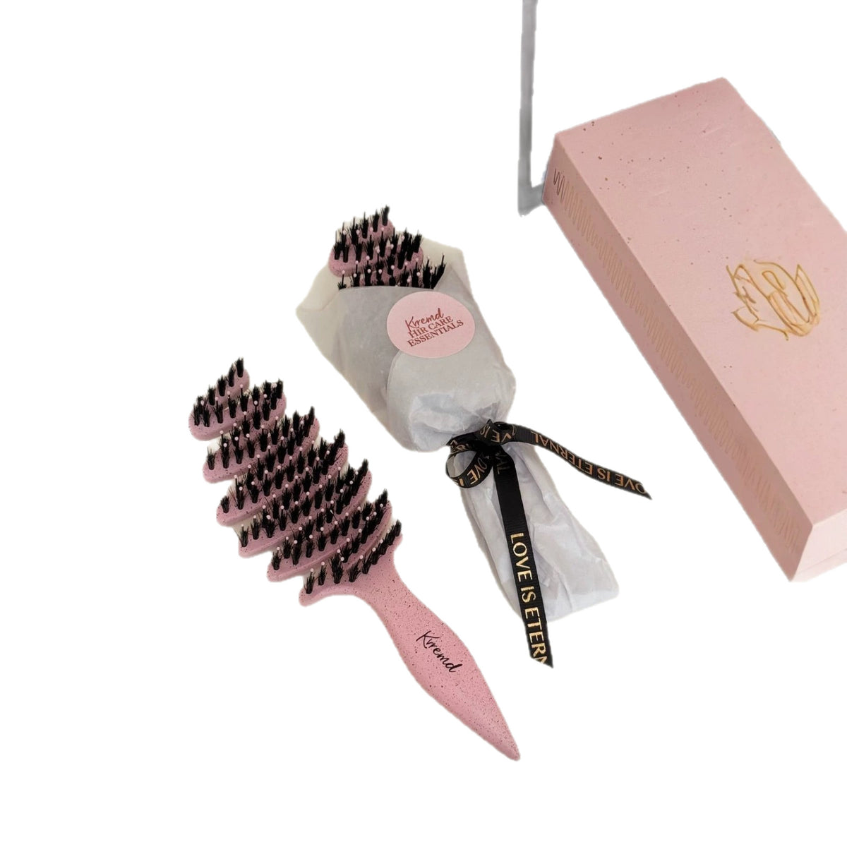 Comb with Pine Cone Bristles for Hair Care, Massage Scalp, Smooth Hair, Fluffy Cushion, Women's Special Comb for Scalp Massage - image 5
