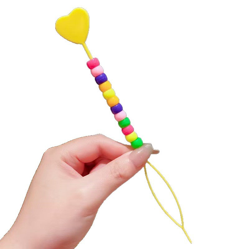 Children's small hair braiding tool, does not pull or damage hair, girls' hair braiding tool with beads and rhinestones - image 5