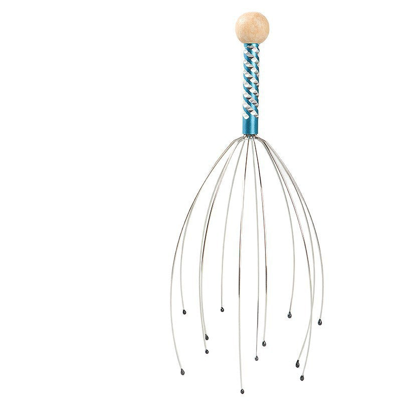 Octopus five-claw head massager scalp meridian massage claw home head therapy head scratcher soothing relaxation massager - image 5
