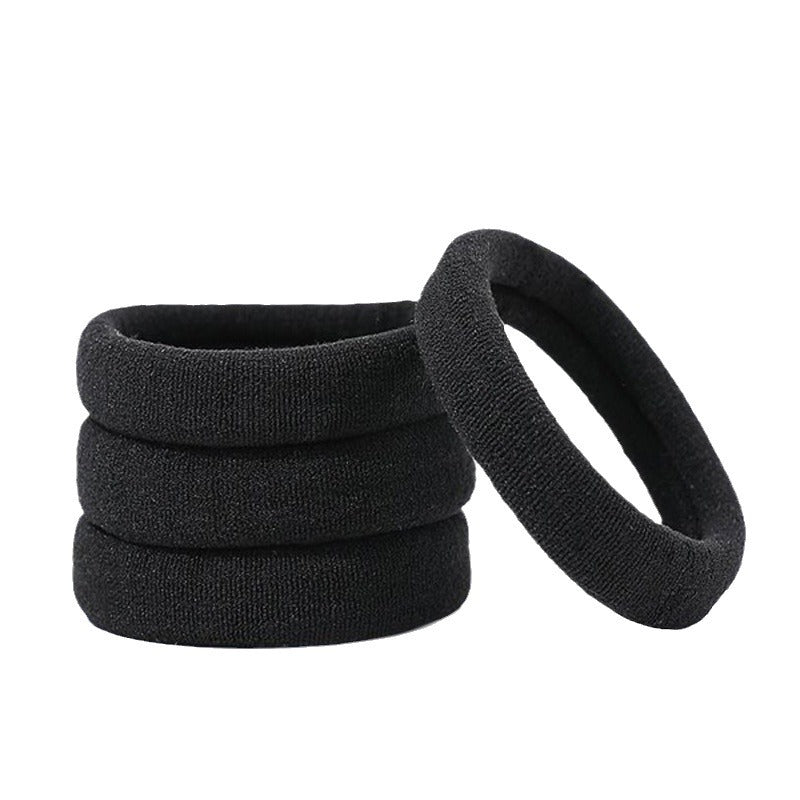 Small gift Korean seamless hair ring high elastic simple basic hair rope hair rubber band Yiwu dollar store - image 5