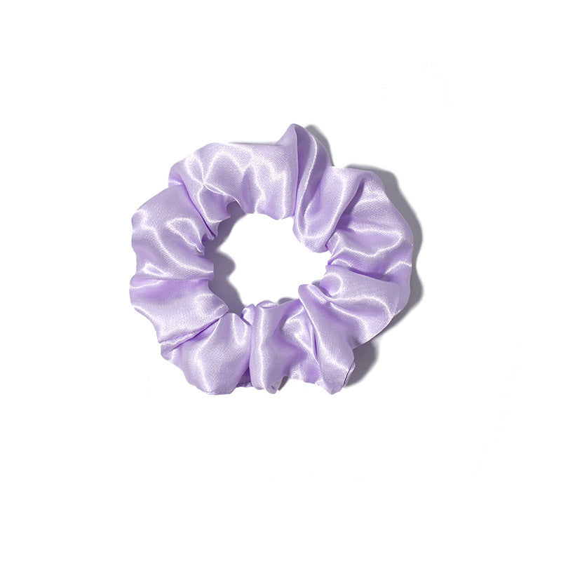 Cross-border Europe and the United States solid color large intestine colored cloth head rope fat sausage hair ring Christmas hair band hair accessories wholesa - image 5