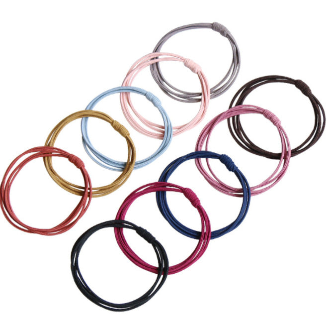 4-in -1 TikTok Net Red Hair Rope Hair Ring Small Fresh Korean Style Headwear Girly Heart Tie Hair Accessories Four-in-One Rubber Tendons - image 5