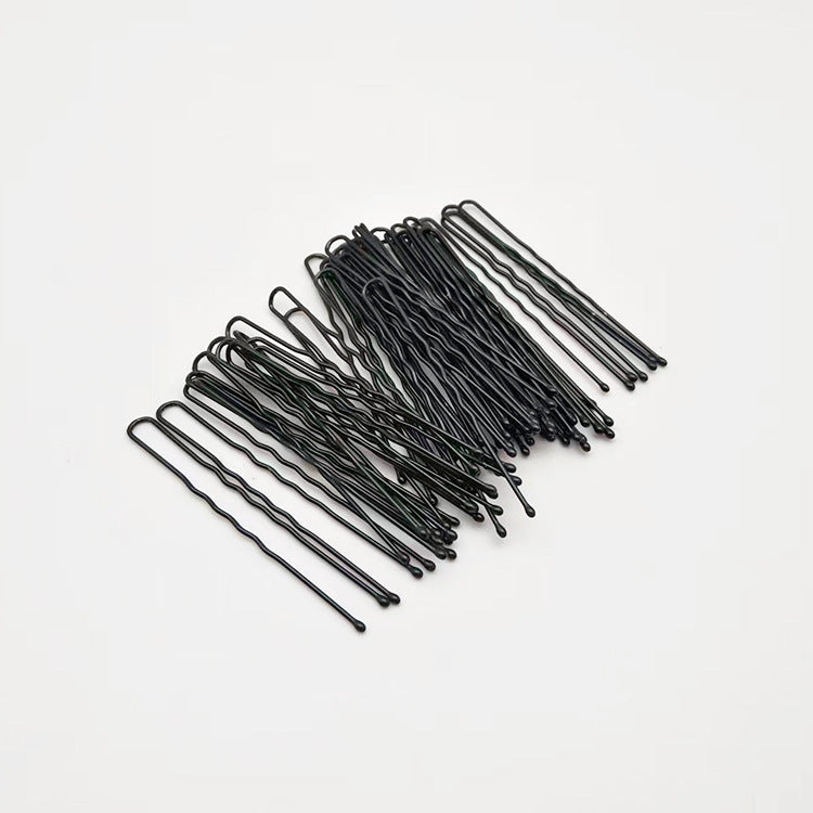 U-Shaped Clip Cross-Border Dance Studio Black Hair U-Shaped Clip Clip Wholesale One-Word Clip Steel Clip Broken Hair Clip Bangs Clip - image 5