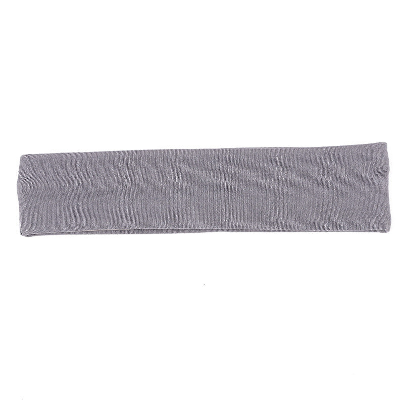 Solid Color Elastic Hair Band Women Wash Hair Band Simple Narrow Edge Sports Yoga Headband Wholesale - image 5