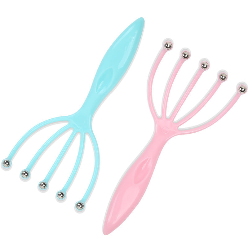 Five-claw head massager health care Meridian manual massage comb ball massage scalp massage claw Meridian activating collaterals - image 5