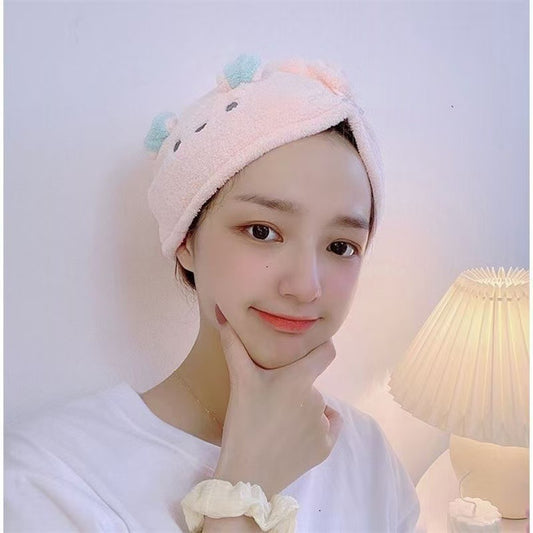 Dry Hair Cap for Girls, Cute, Super Fast Absorbent, Quick-Drying, Cute Long Hair Turban, Dry Hair Towel - image 2
