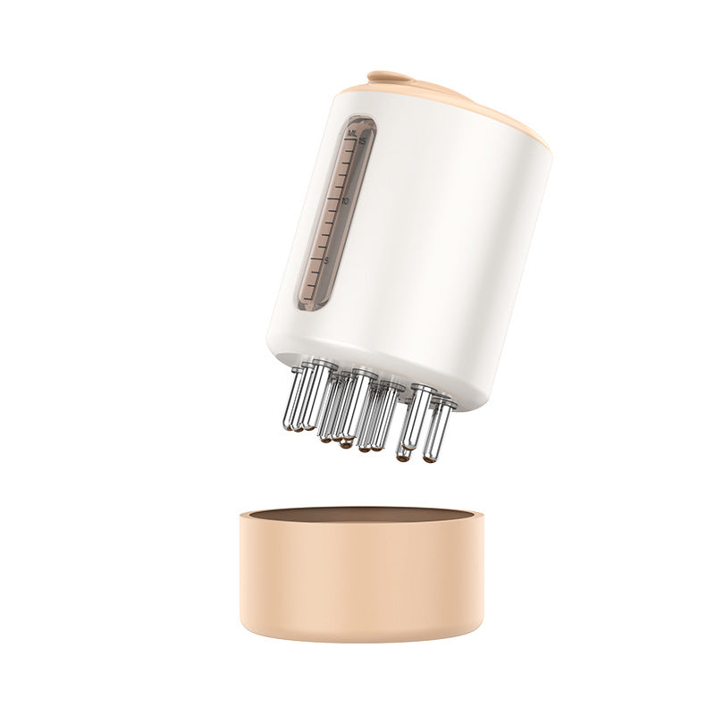 EMS electric scalp medicine dispenser head ball massage red light hair growth vibration guide liquid comb Mino medicine artifact - image 5