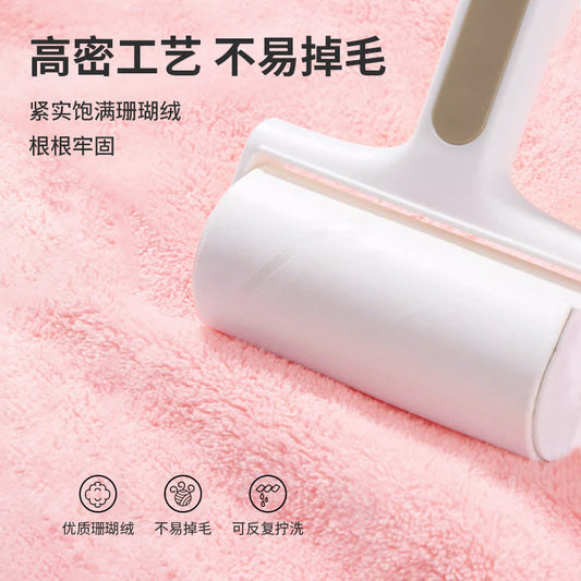 Coral Velvet Hair Drying Cap for Children, Type A, Cute, Thickened Shower Cap, Absorbent, Quick-Drying, Household Hair Drying Towel for Girls - image 2