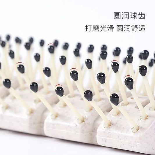 Hair Salon Scratching Comb Fluffy Internet Celebrity Rib Comb Men's Big Back Hair Stylist Special Styling Comb Massage Curling Comb - image 2