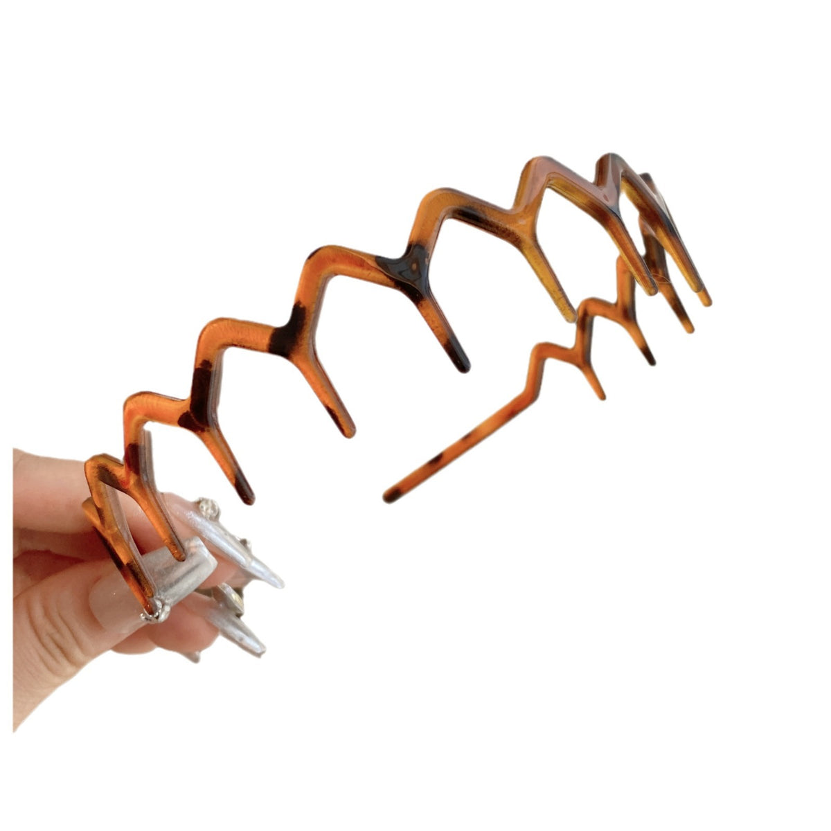 2024 Summer Wave Toothed Hair Hoop Temperament Simple Non-slip Hair Pressure Hair Hoop Out Wash Face Broken Hair Accessories - image 5
