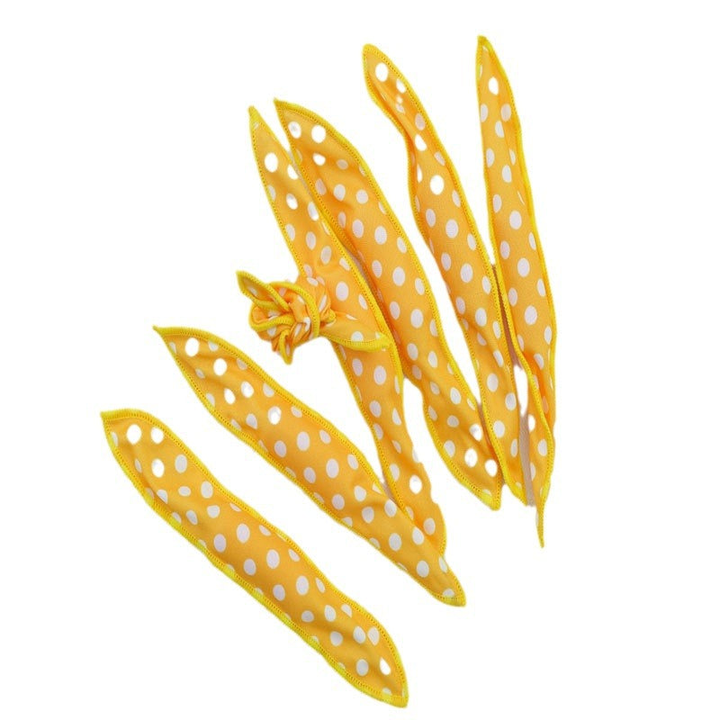 Factory direct sponge curling iron no heat sleep curling iron wave point hair curling pear flower head sleep hair curling tube wholesale - image 5