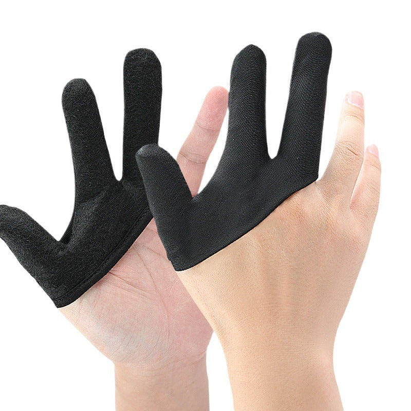 Three-Finger Hair Insulation Gloves Double-Sided Sandwich Thick Hair Salon Straightening Hair Curling Rod Self-Use Gloves - image 5