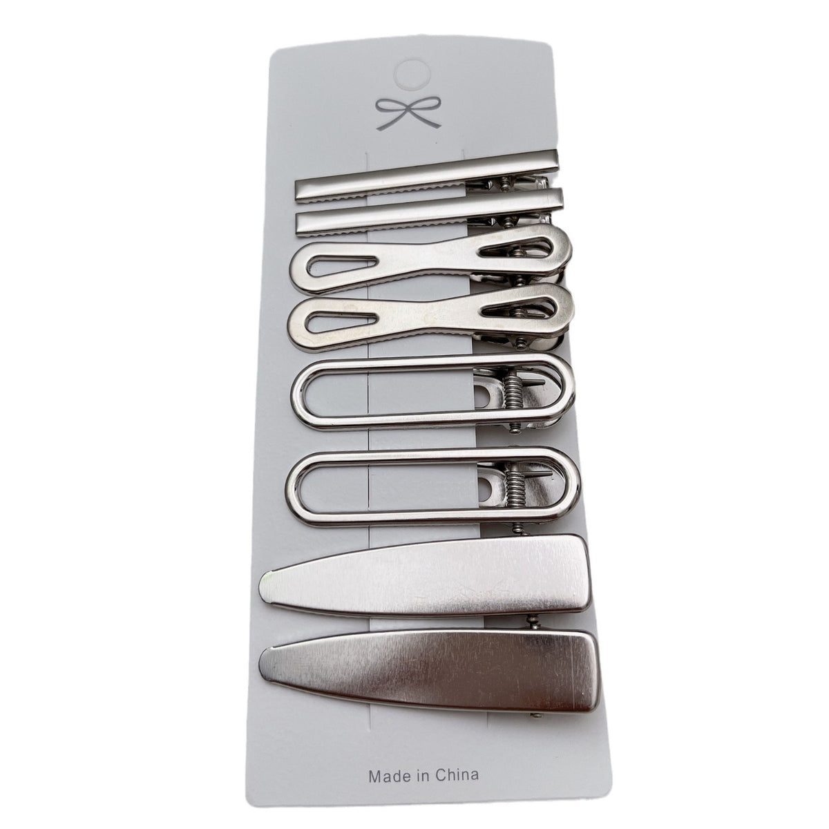 Metal Hairpin Side Broken Hair Bangs Hairpin Spice Girl Hair Accessories silver Bangs Clip suit Cyber Red Side Clip - image 5