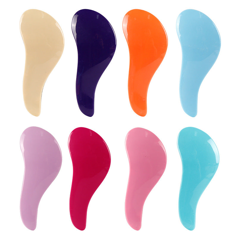 Cross-border Large TT Comb Anti-knot Hair Comb Dry and Wet Dual-use Princess Hair Comb Women's Long Curly Hair Wig Comb - image 5