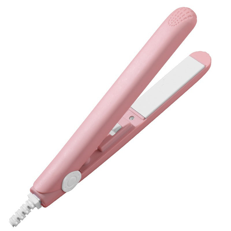 Small electric splint for straight hair and curling hair dual-purpose curling iron hair iron bangs artifact mini portable straightening plate clip - image 5
