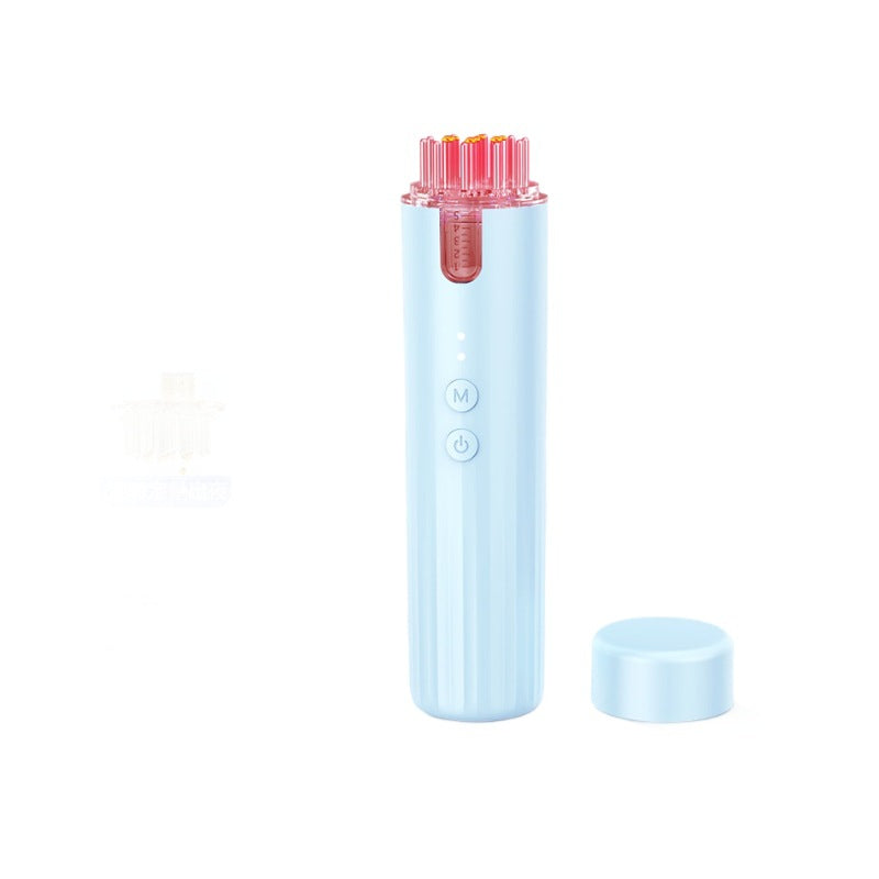 Wholesale electric scalp applicator head massage red and blue light hair growth foam automatic medicine guide comb - image 5