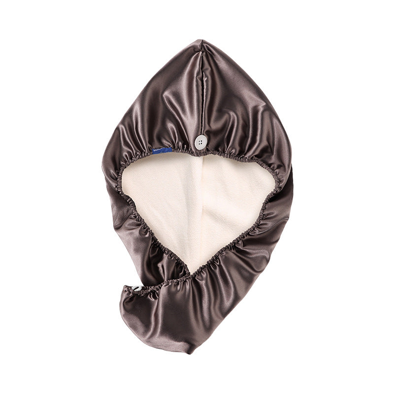 Premium Double-Layer Satin Hair Drying Cap for Women, Type A, Thickened, Highly Absorbent, High-End Luxury Bath Cap, No Need to Blow Dry, Hair Wrap Towel - image 5