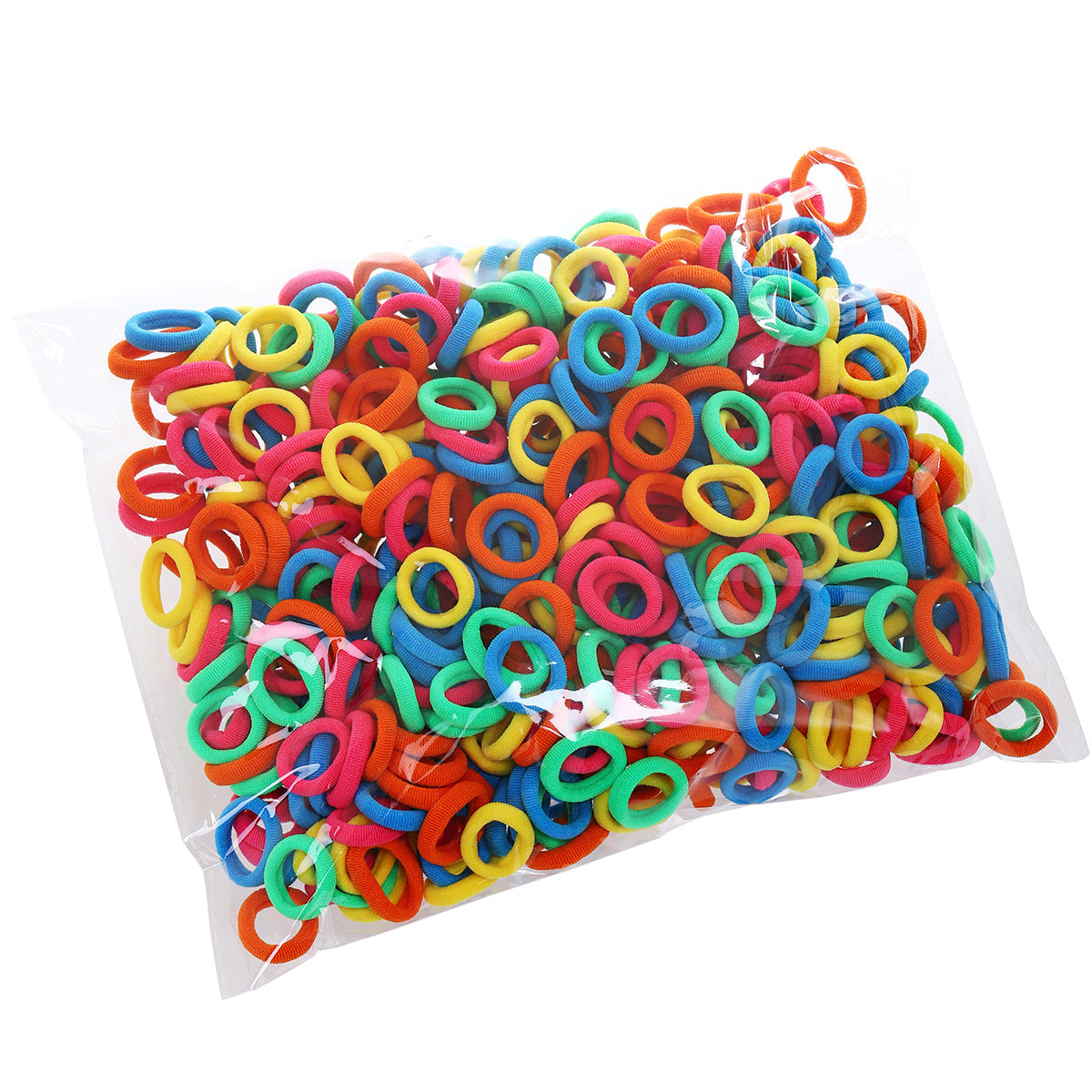 Children's Hair-Friendly Towel Rings, Pack of 500, High Elasticity Rubber Bands, Thumb-Sized Rubber Bands, Hair Ties for Baby Girls - image 4