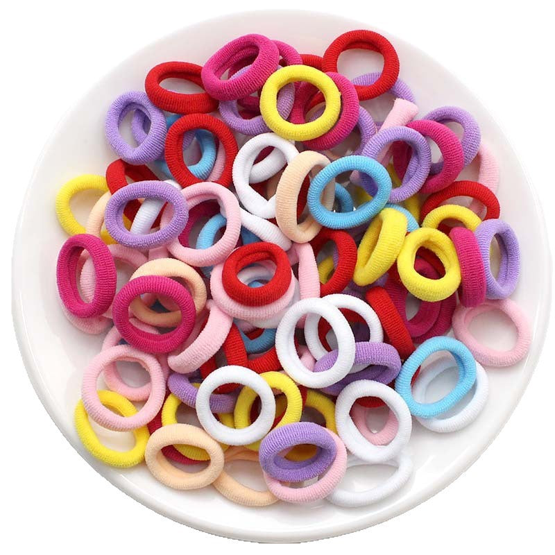 Children's Hair-Friendly Towel Ring, Seamless and Durable Small Rubber Band, Macaron Small Hair Ring, Headband, High Elasticity and Simplicity - image 5