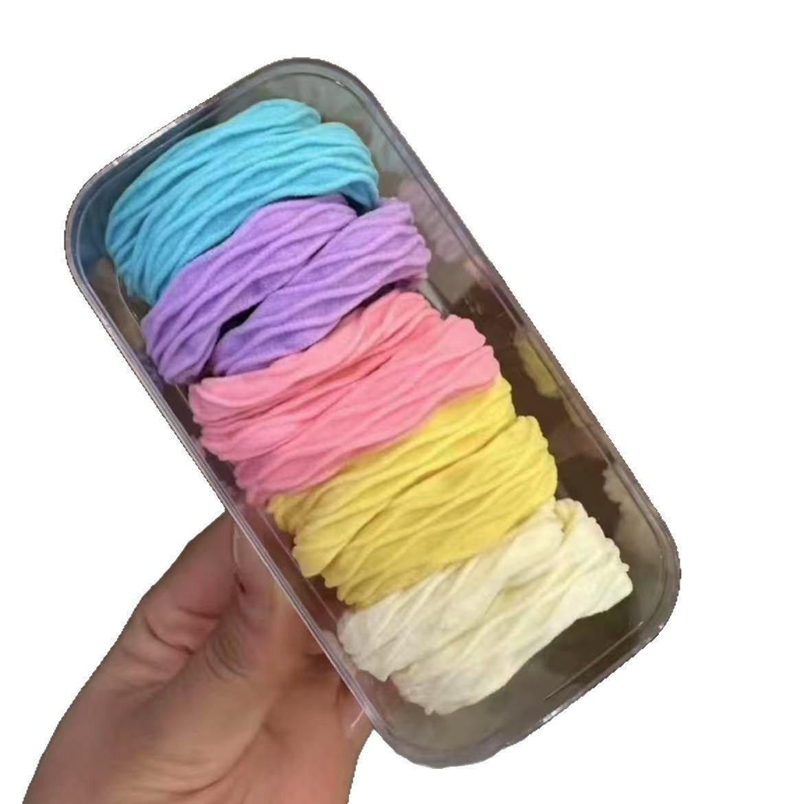 2025 New Ultra-Soft High-Elasticity Hair Ties, Extremely Durable High Ponytail Boxed Premium Hair Ropes, Rubber Bands for Tying Hair - image 5