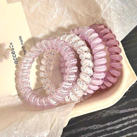 Korean Girl Meteor Shower Grape Coconut Hair Band Summer Suit High Elasticity Fresh and Versatile Ins Style - image 2