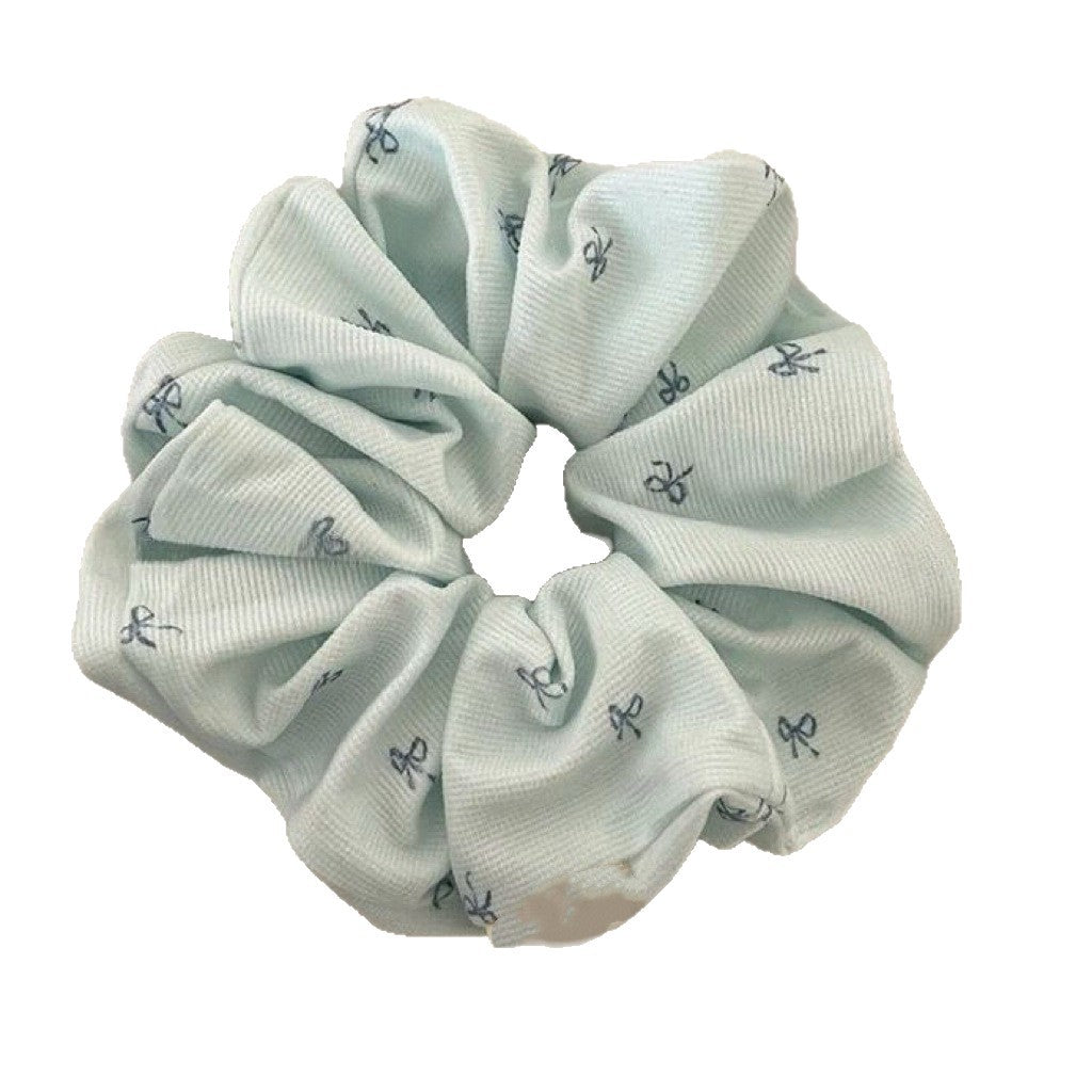 2025 Early Spring Sea Salt Blue High-End Scrunchie, Brightening Lazy Style Hair Tie, New Accessory Scrunchie - image 5