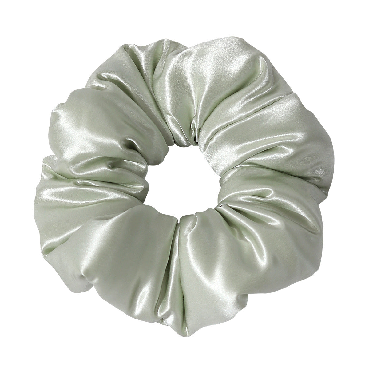 In-Stock Wholesale 7cm Silk Hair Ties, Thickened Silk-Filled Hair Ties with Cotton, 22 Momme Mulberry Silk - image 5