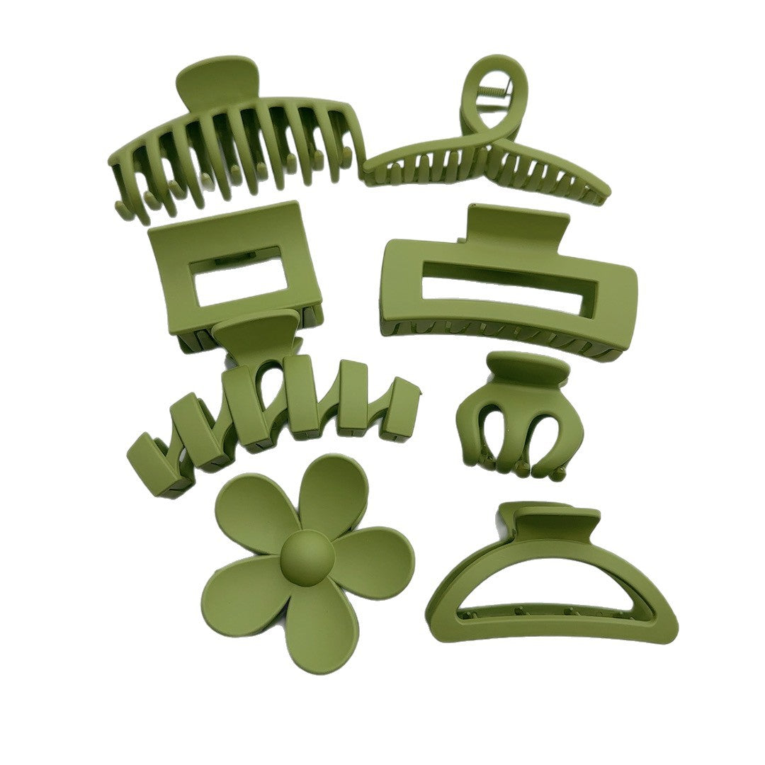 2026 Summer Hot-Selling Colorful Set of Hair Clips, Simple Hairpins for Women, High-End Shark Clips for the Back of the Head, Hair Accessories - image 5
