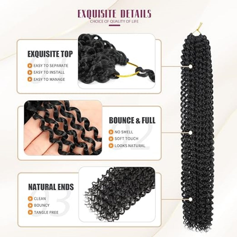 Water Wave Crochet Braiding Hair
