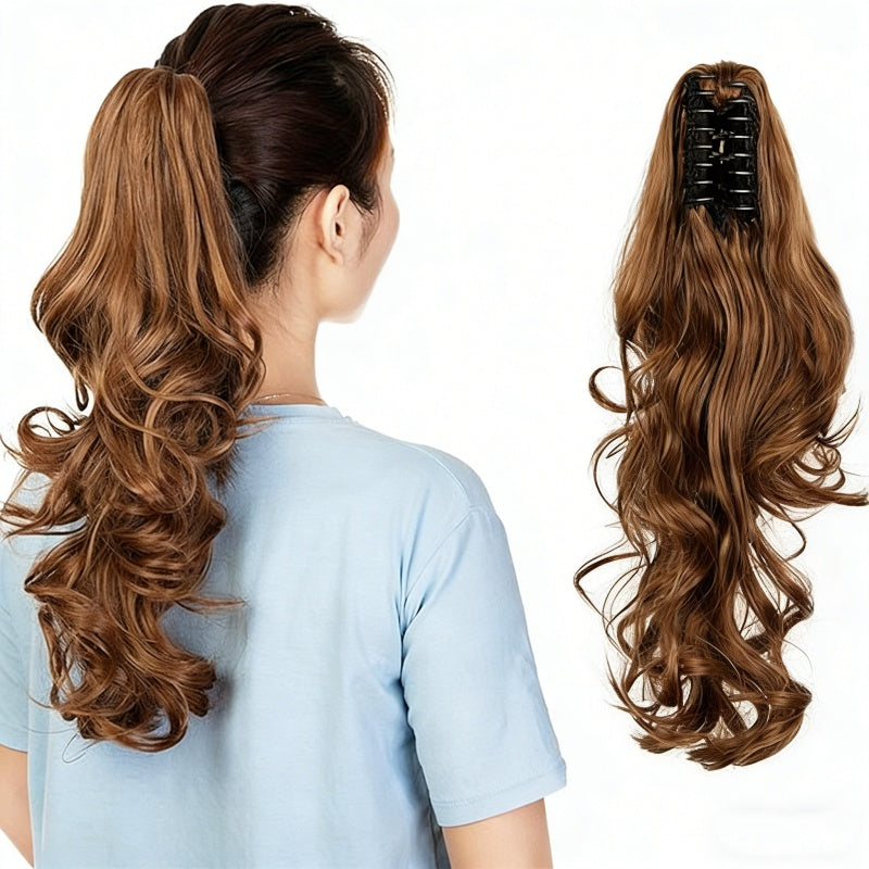 Clip-In Wavy Ponytail Extension