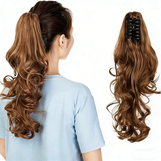 Clip-In Wavy Ponytail Extension