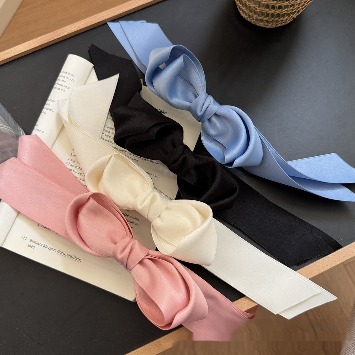 Women's Ballet Ribbon Bow Hair Accessory