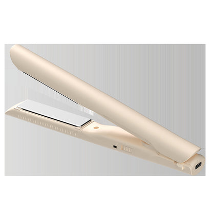 Cross-Border Mini Wireless Flat Iron, Plug-In Portable USB Hair Straightener and Curler, Dual-Use for Bangs, Dormitory Hair Straightening Tool - image 5