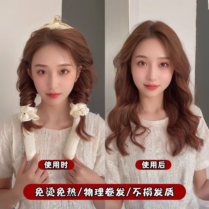 Heat-Free Curling Tool for Lazy People, Large Wave Sponge Curling Band for Sleeping, Long-Lasting Styling, No Ironing, No Hair Damage - image 3