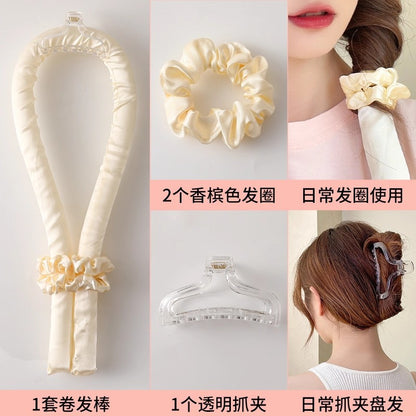 Heat-Free Curling Tool for Lazy People, Large Wave Sponge Curling Band for Sleeping, Long-Lasting Styling, No Ironing, No Hair Damage - image 5