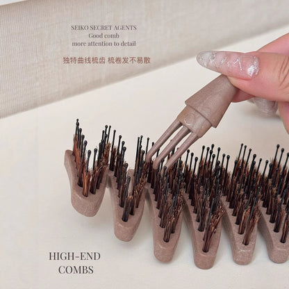 Pinecone Bristle Hair Comb, Hair Care Comb, Fluffy Styling Anti-Static Hair Comb, Portable Gift, Wholesale - image 4