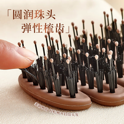 Pinecone Bristle Comb for Volumizing Hair, Anti-Static Head Massage Tool, High Crown Hair Styling Magic Comb, Hair Smoothing and Nourishing Rib Comb - image 4