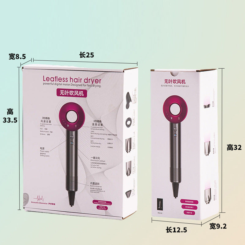 Source Manufacturer 1:1 High-Speed Hair Dryer, Tiktok and Kuaishou Hot-Selling Model, Household Bladeless Hair Dryer, Huaqiangbei Cross-Border E-Commerce - image 3