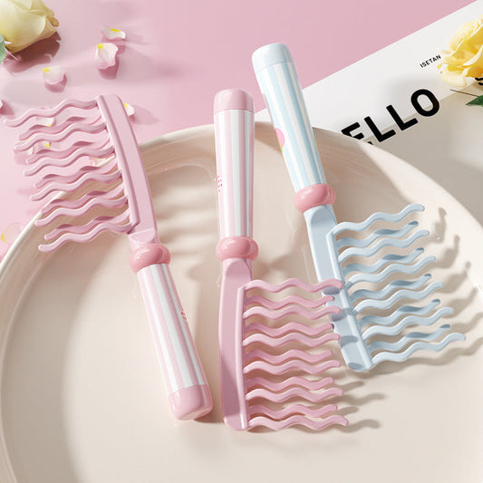 Double-Row Wavy Tooth Comb with Large Teeth for Curly Hair, Wide Teeth That Prevent Tangling, Smoothing Comb for Women with Long Hair, Special Anti-Static Comb - image 1