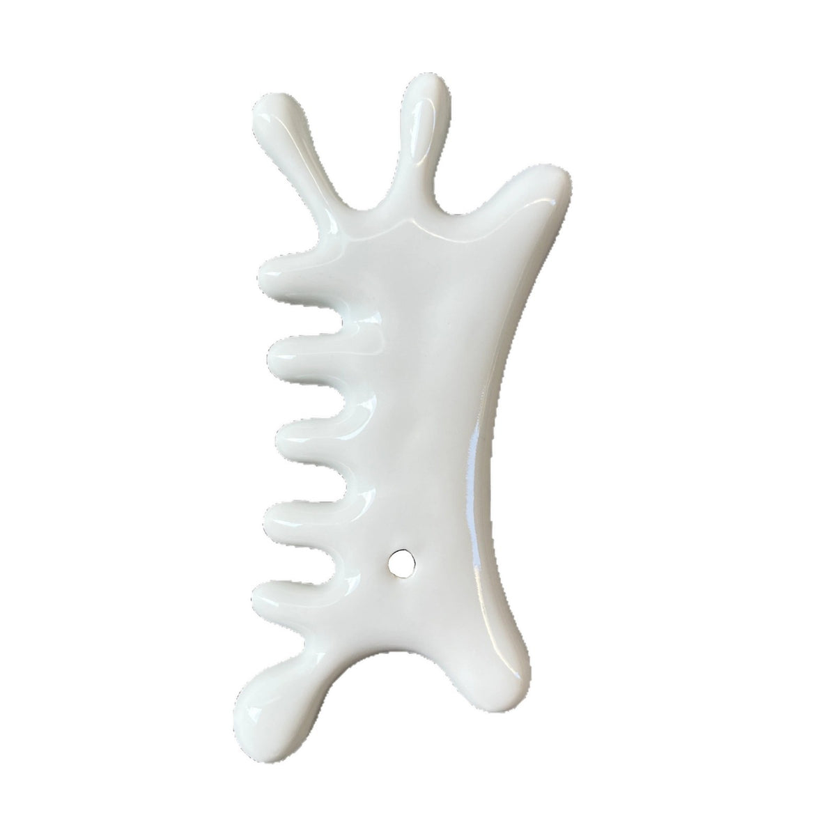 Ceramic Facial Scraping Beauty Board Tool, Meridian Brush, Acupoint Massage Stick, Facial Massager, Scalp Massage Comb - image 5