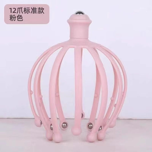 Head Scratcher Scalp Roller Ball Massager Soul Extractor Small Gadget Head Massager Claw Octopus Head Scratcher - image 1