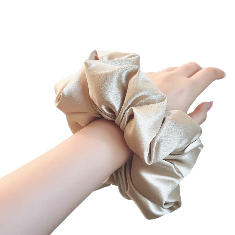 Extra-Large Satin Hair Tie for Women, High-End Luxury Style, Silk Hair Rope, Pillow Filling, Sleep-Friendly, Non-Damaging Hair Accessory - image 5