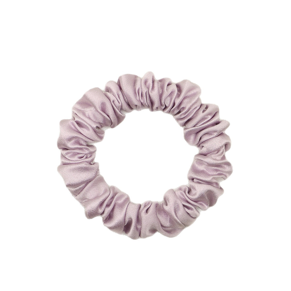Mingjian 30mm Silk Hair Tie Seamless One-Piece Scrunchie 100% Mulberry Silk Small Hair Rope Hair Accessory - image 5