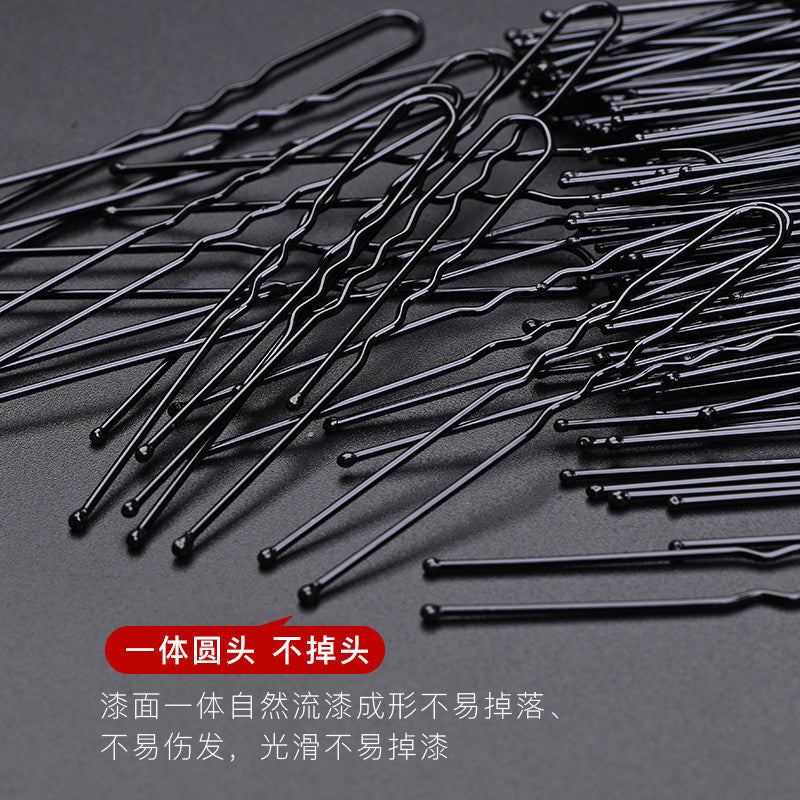 U-Shaped Hair Clip, Black Hairpin for Makeup Artists, Hair Clip for Fixing Hair, Hair Accessory, Hairpin - image 4