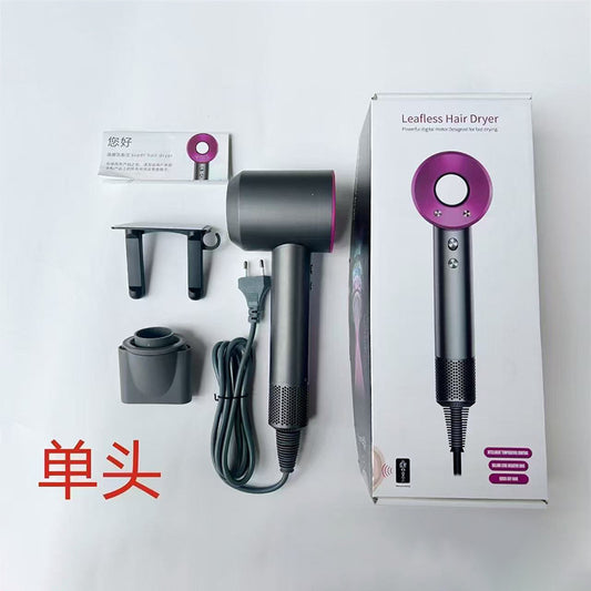 High-Speed Hair Dryer Nozzle, Smooth Design, Professional Diffuser Drying Hood, Cleaning Brush, Hair Dryer Accessories Wholesale, Silver - image 2